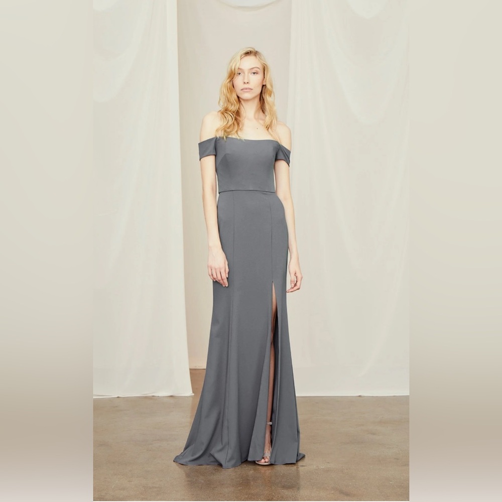AMSALE OFF THE SHOULDER BLACK DRESS